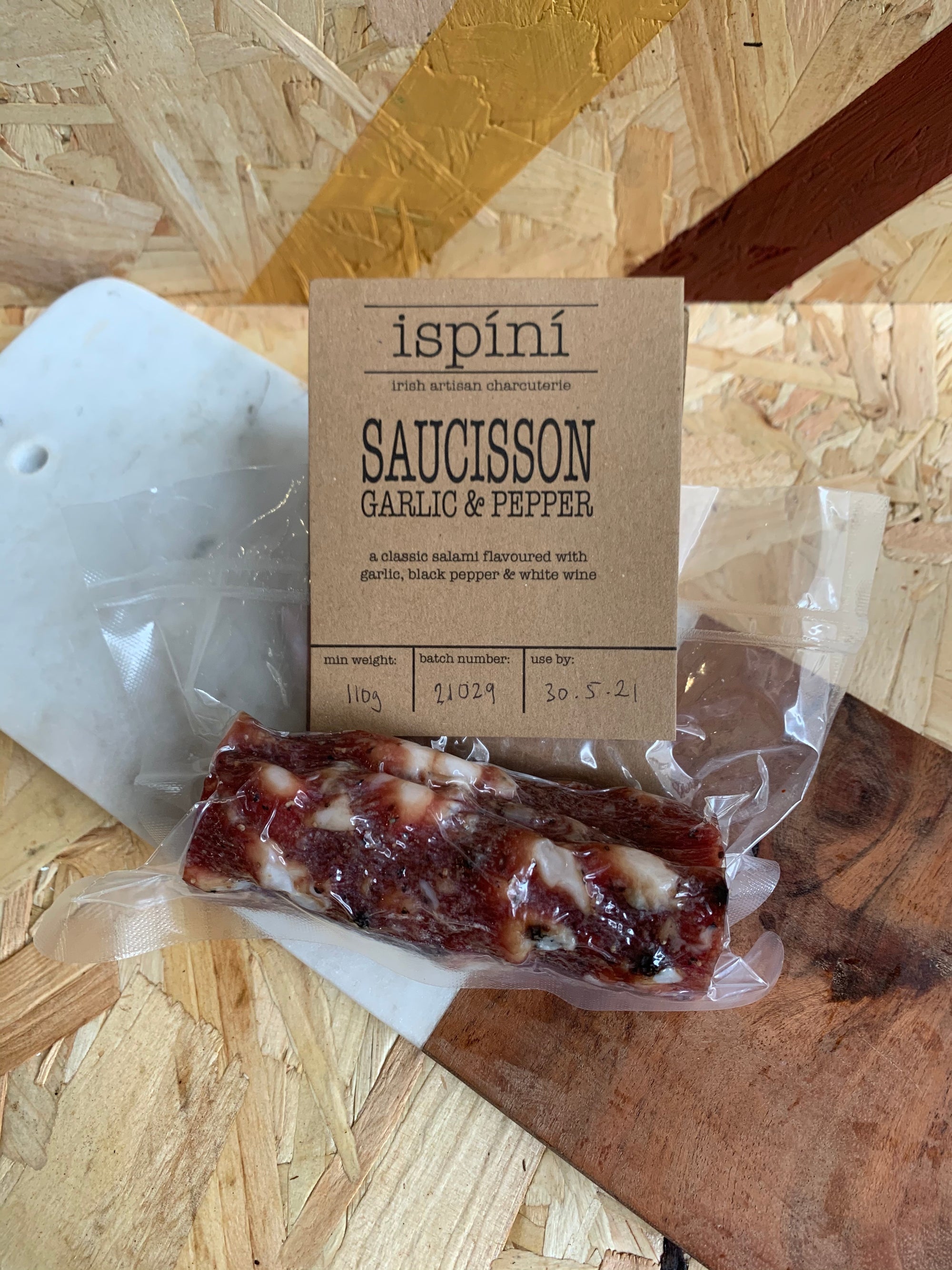 Saucisson - Garlic & Black Pepper Salami